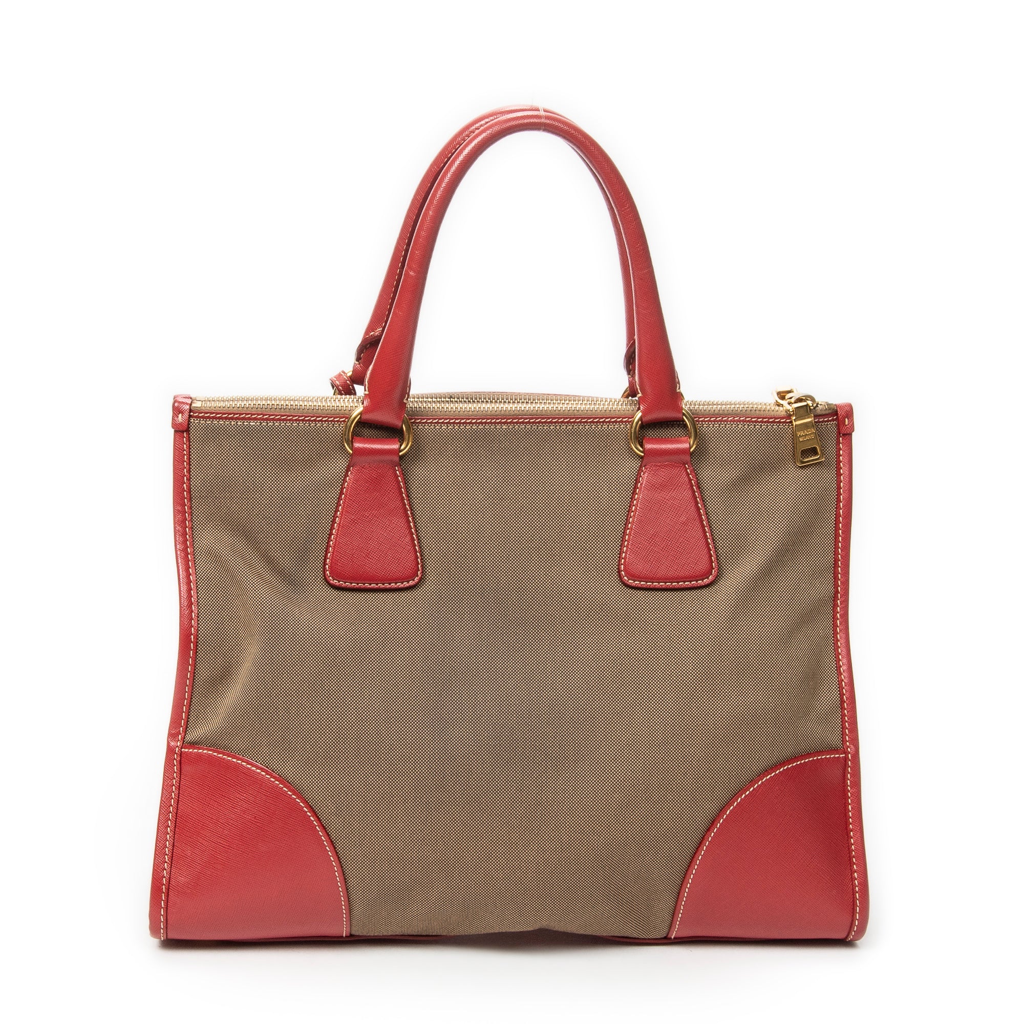Handbag Medium Jacquard Tote Beige Jacquard Canvas