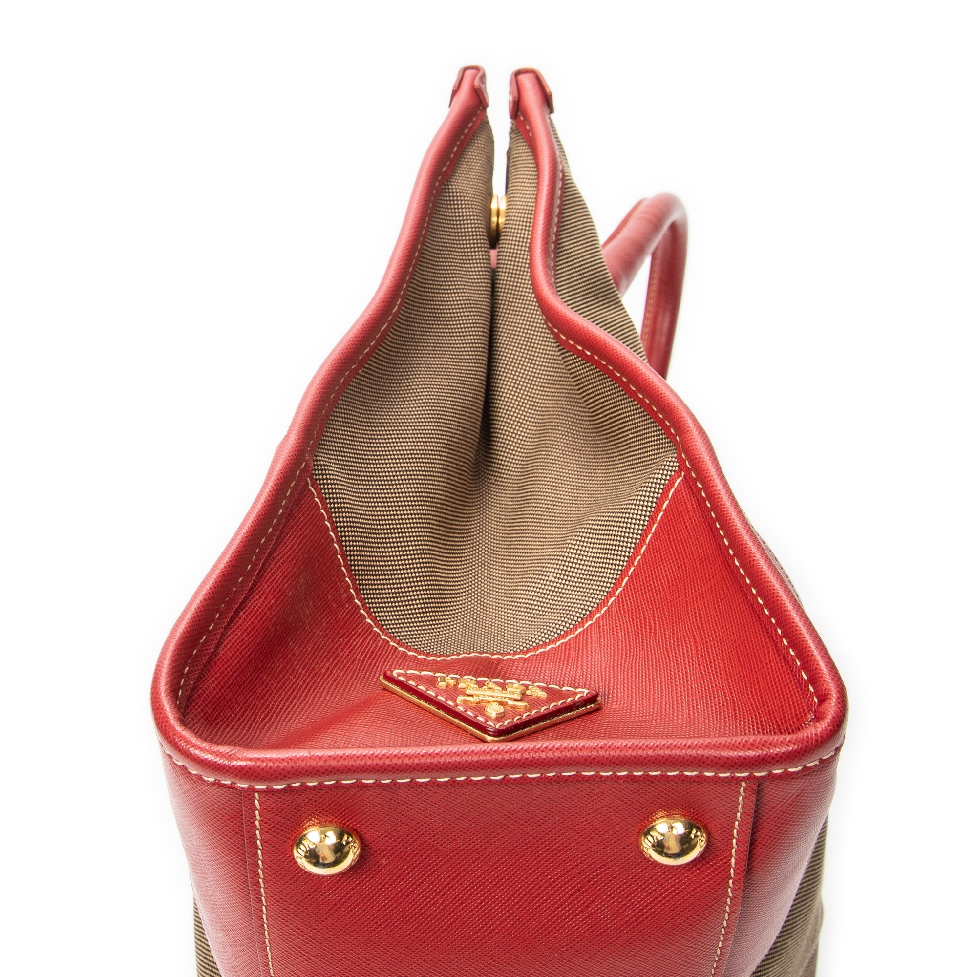 Handbag Medium Jacquard Tote Beige Jacquard Canvas