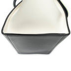 Shoulder Bag Medium Tricolor Trapeze Grey Calfskin Leather
