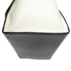 Shoulder Bag Medium Tricolor Trapeze Grey Calfskin Leather