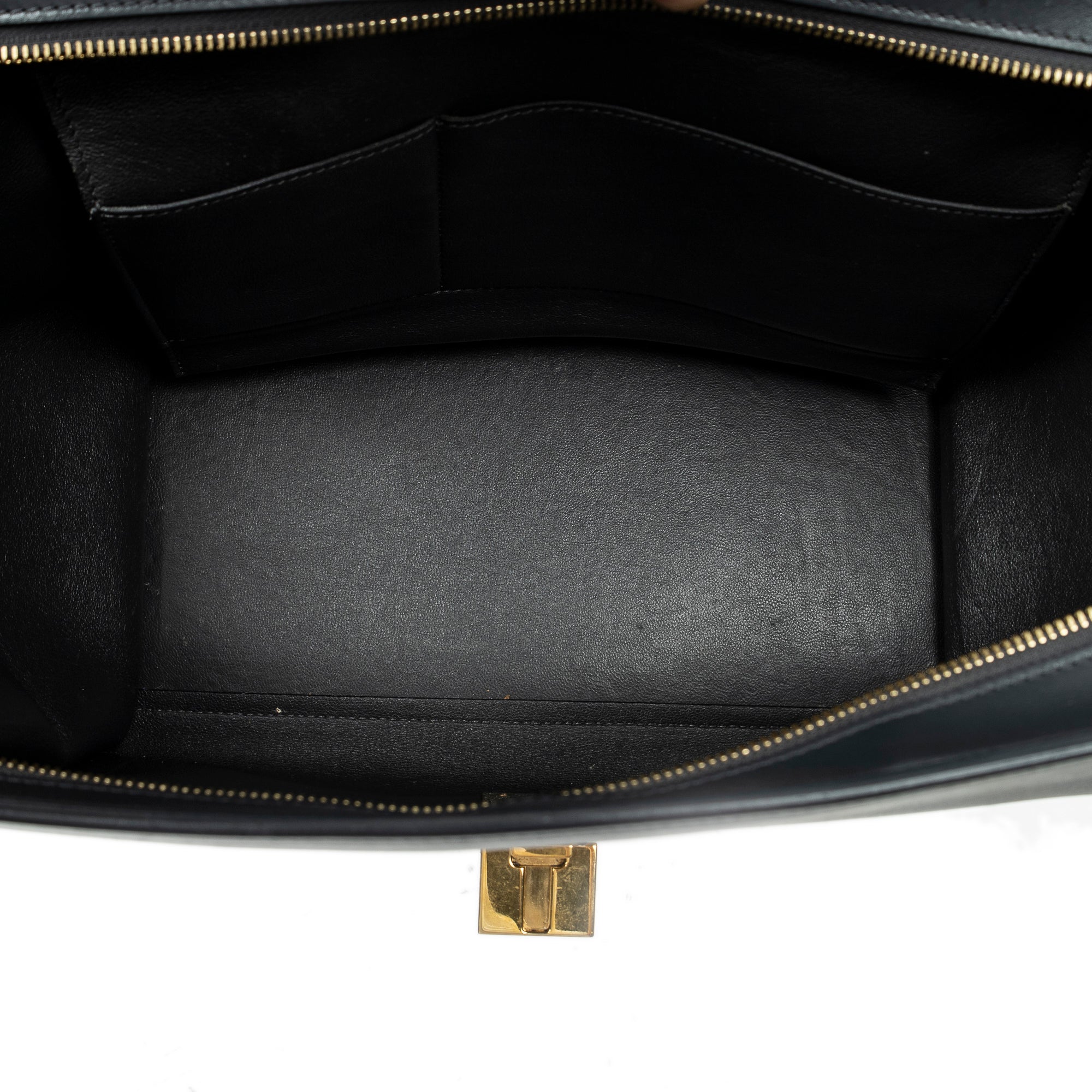 Shoulder Bag Medium Tricolor Trapeze Grey Calfskin Leather