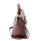 Shoulder Bag Micro Belt Bag Burgundy Grained Calfskin Leather