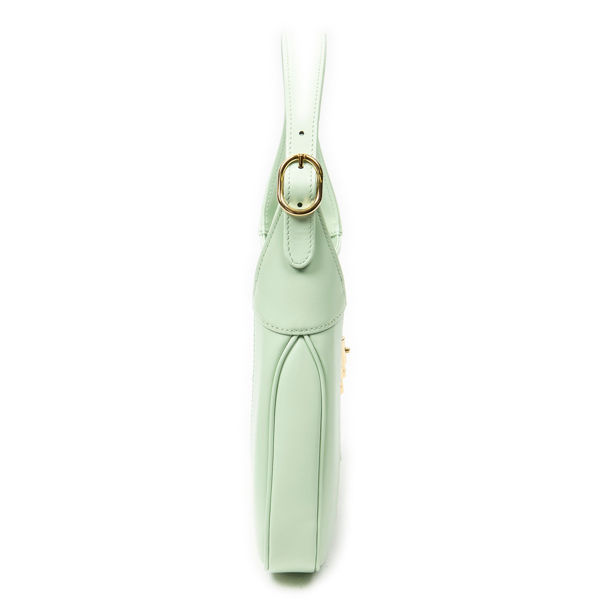 Shoulder Bag Small Jackie 1961 Light Green Smooth Calfskin Leather