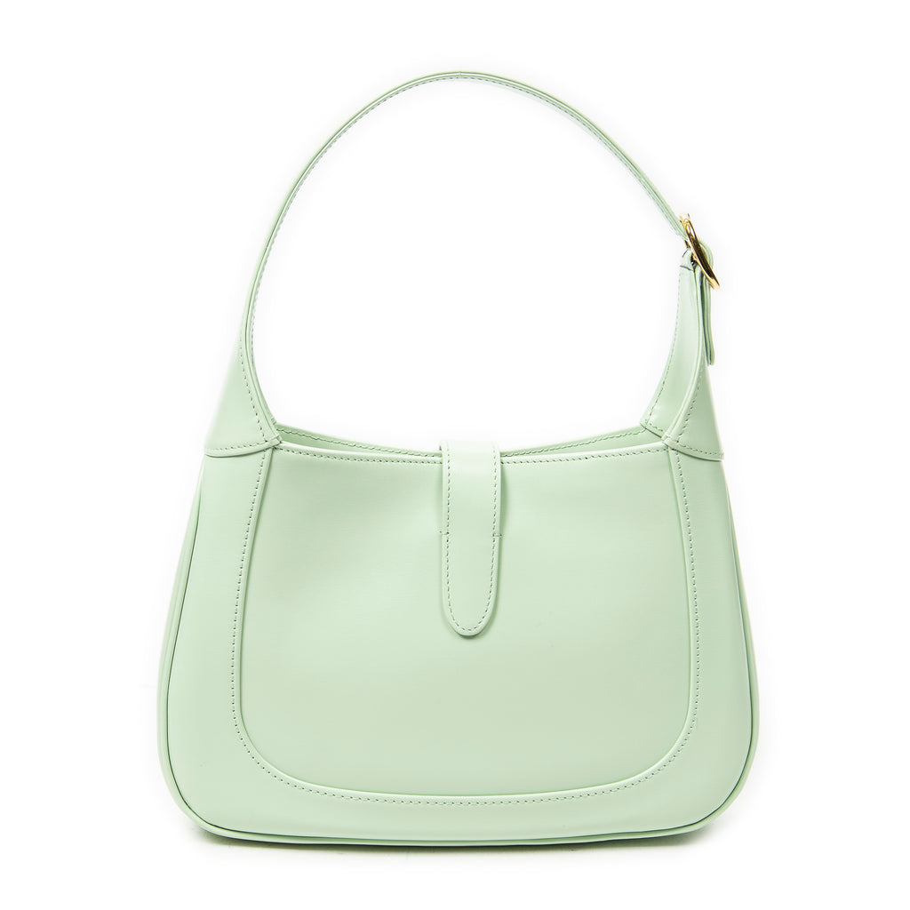 Shoulder Bag Small Jackie 1961 Light Green Smooth Calfskin Leather