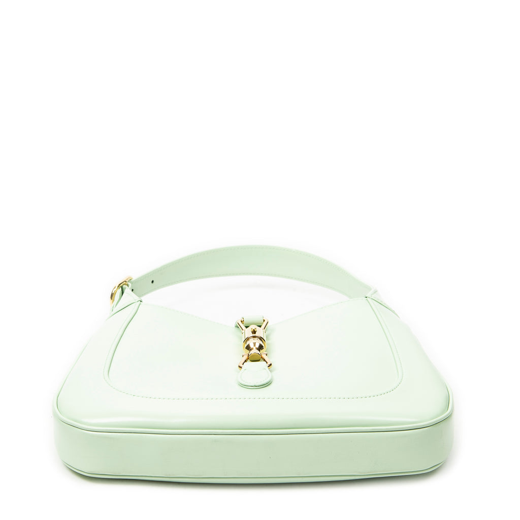 Shoulder Bag Small Jackie 1961 Light Green Smooth Calfskin Leather