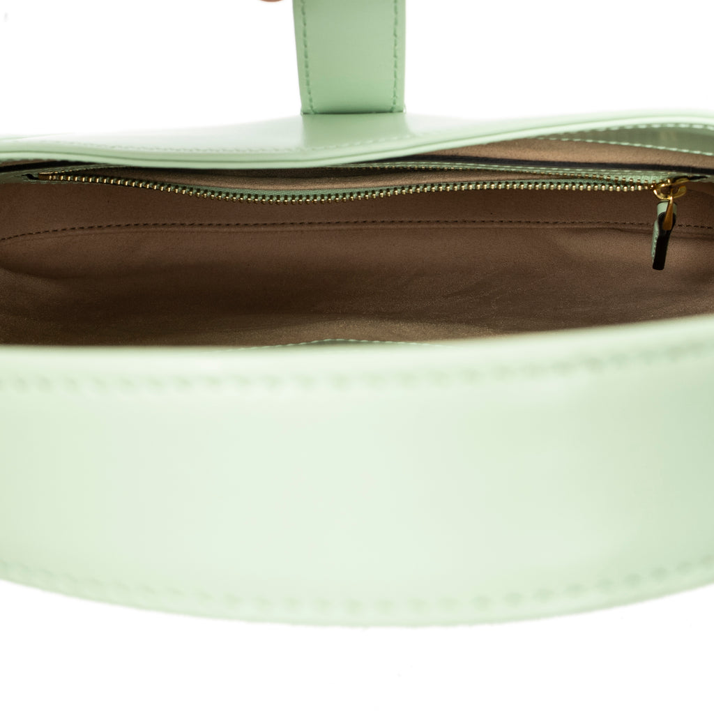 Shoulder Bag Small Jackie 1961 Light Green Smooth Calfskin Leather