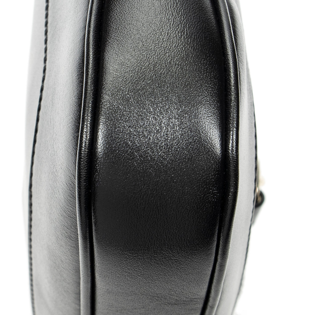 Shoulder Bag Small Jackie Hobo Black Smooth Calfskin Leather