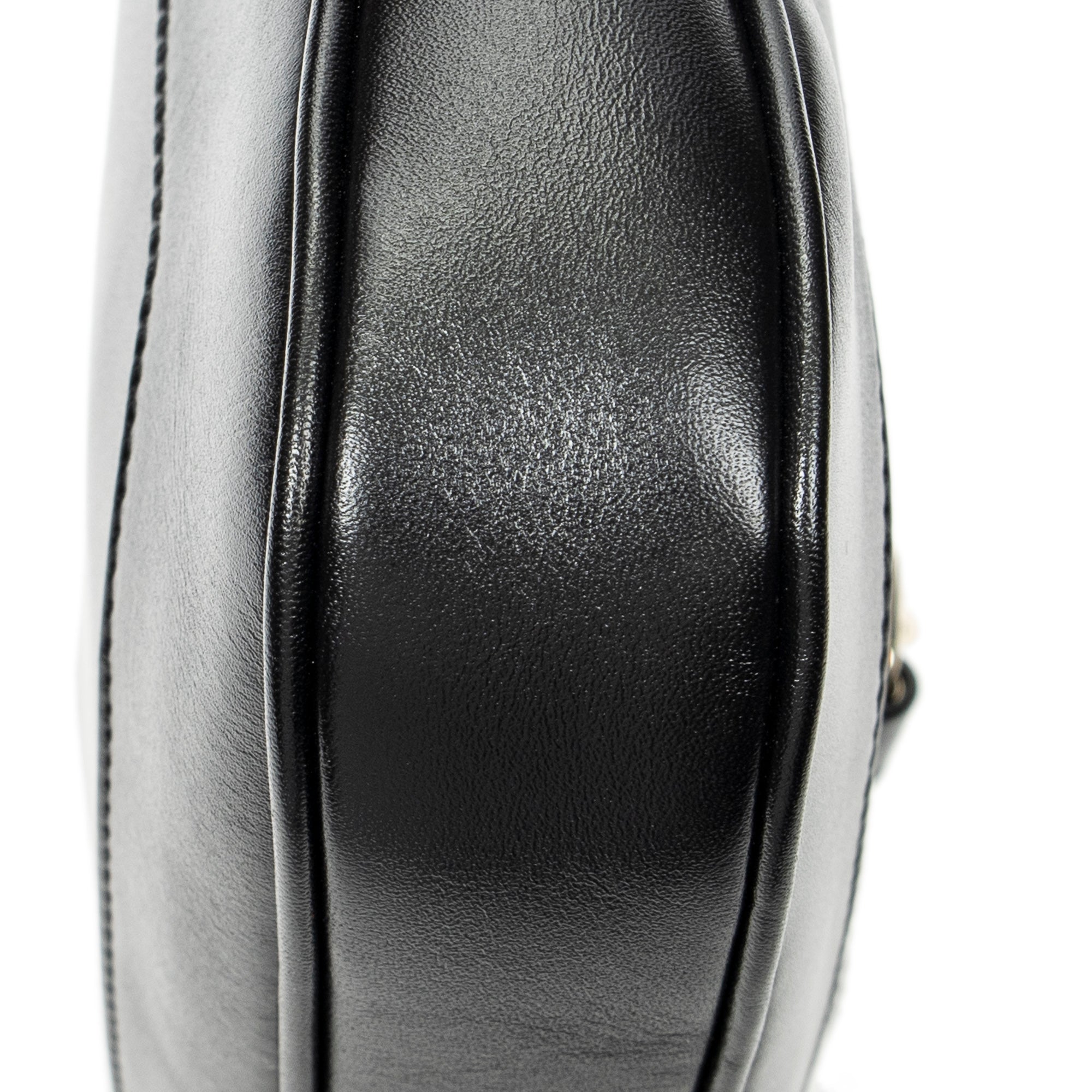 Shoulder Bag Small Jackie Hobo Black Smooth Calfskin Leather
