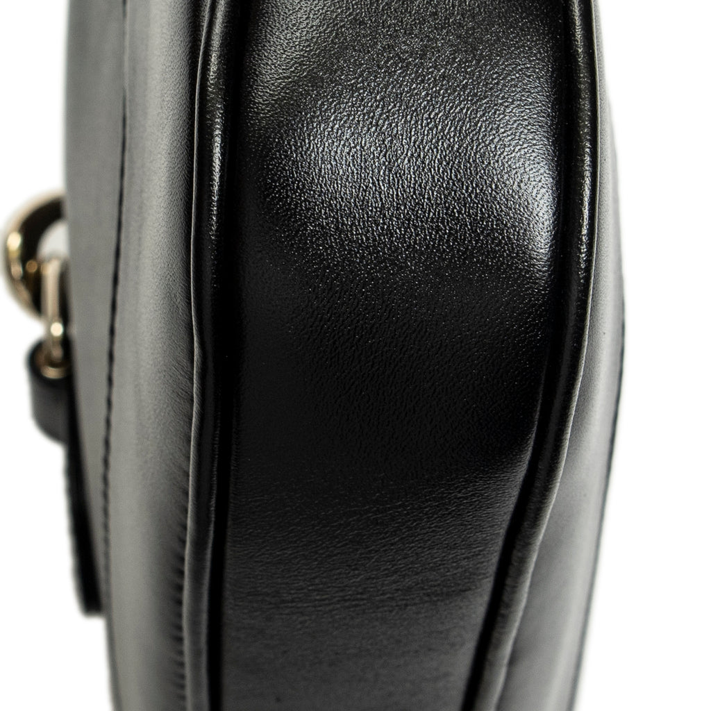 Shoulder Bag Small Jackie Hobo Black Smooth Calfskin Leather