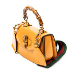 Shoulder Bag Mini Bamboo 1947 Orange Smooth Calfskin Leather