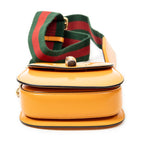 Shoulder Bag Mini Bamboo 1947 Orange Smooth Calfskin Leather