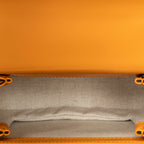 Shoulder Bag Mini Bamboo 1947 Orange Smooth Calfskin Leather