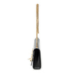 Shoulder Bag Medium Tassel Kate Black Calfskin Leather