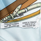 Scarf Scarf Light Blue 100% Twill Silk