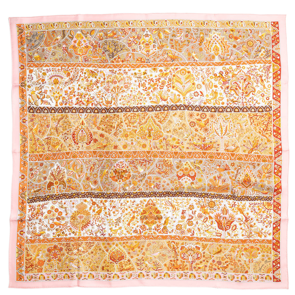 Scarf Scarf Pink 100% Twill Silk