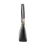 Shoulder Bag Large CC Chain Dome Tote Black Caviar Leather