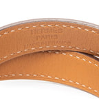 Bracelet Kelly Double Tour Bracelet Pink Swift Leather