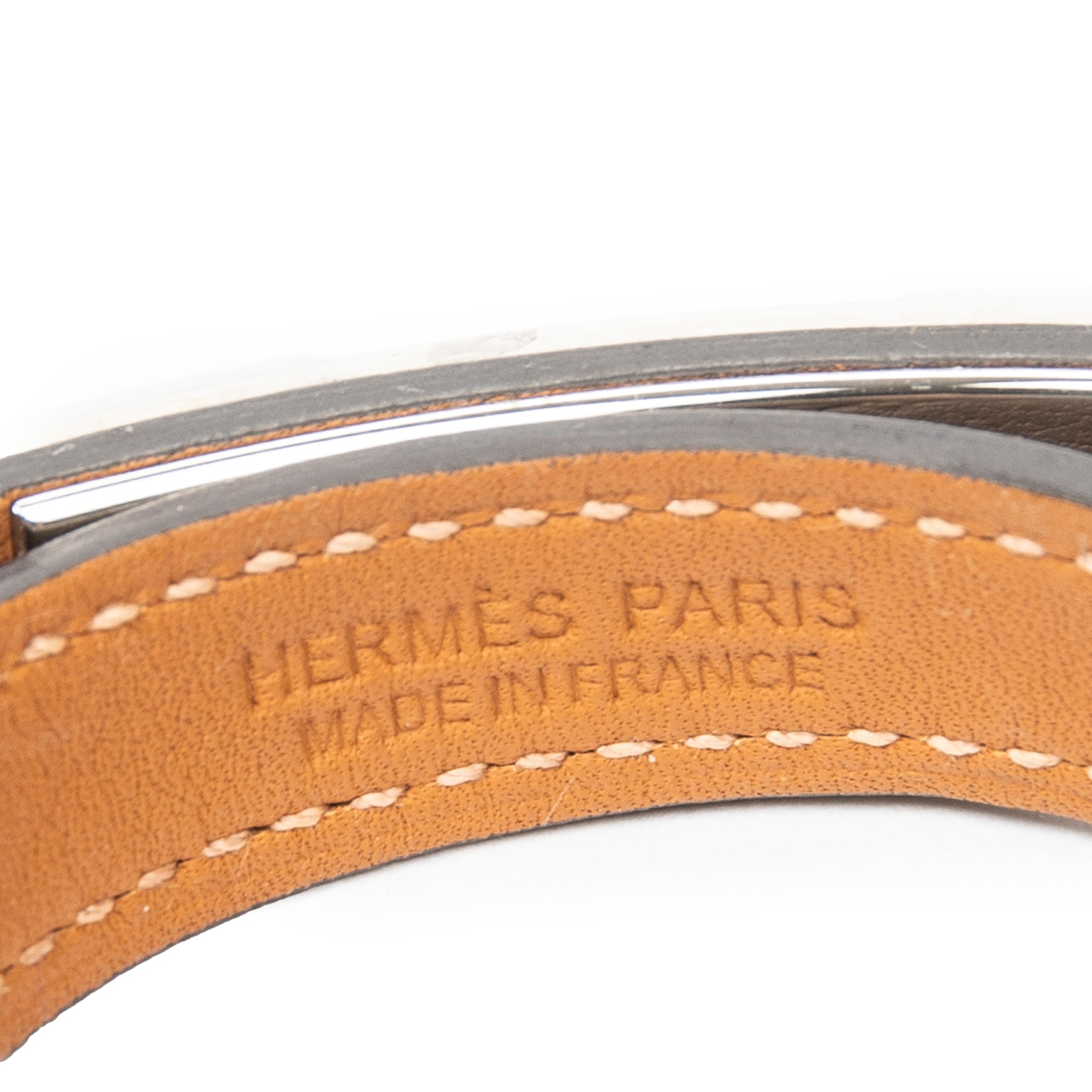 Bracelet Rivale Double Tour Bracelet Grey Swift Leather