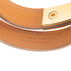 Bracelet Rivale Double Tour Bracelet Pink Epsom Leather