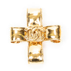 Brooch CC Cross Brooch Gold Gold Plated