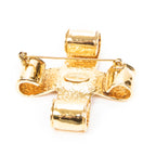 Brooch CC Cross Brooch Gold Gold Plated