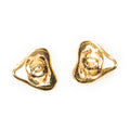 Earrings CC Heart Clip On Earrings Gold Gold Plated