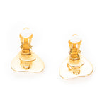 Earrings CC Heart Clip On Earrings Gold Gold Plated
