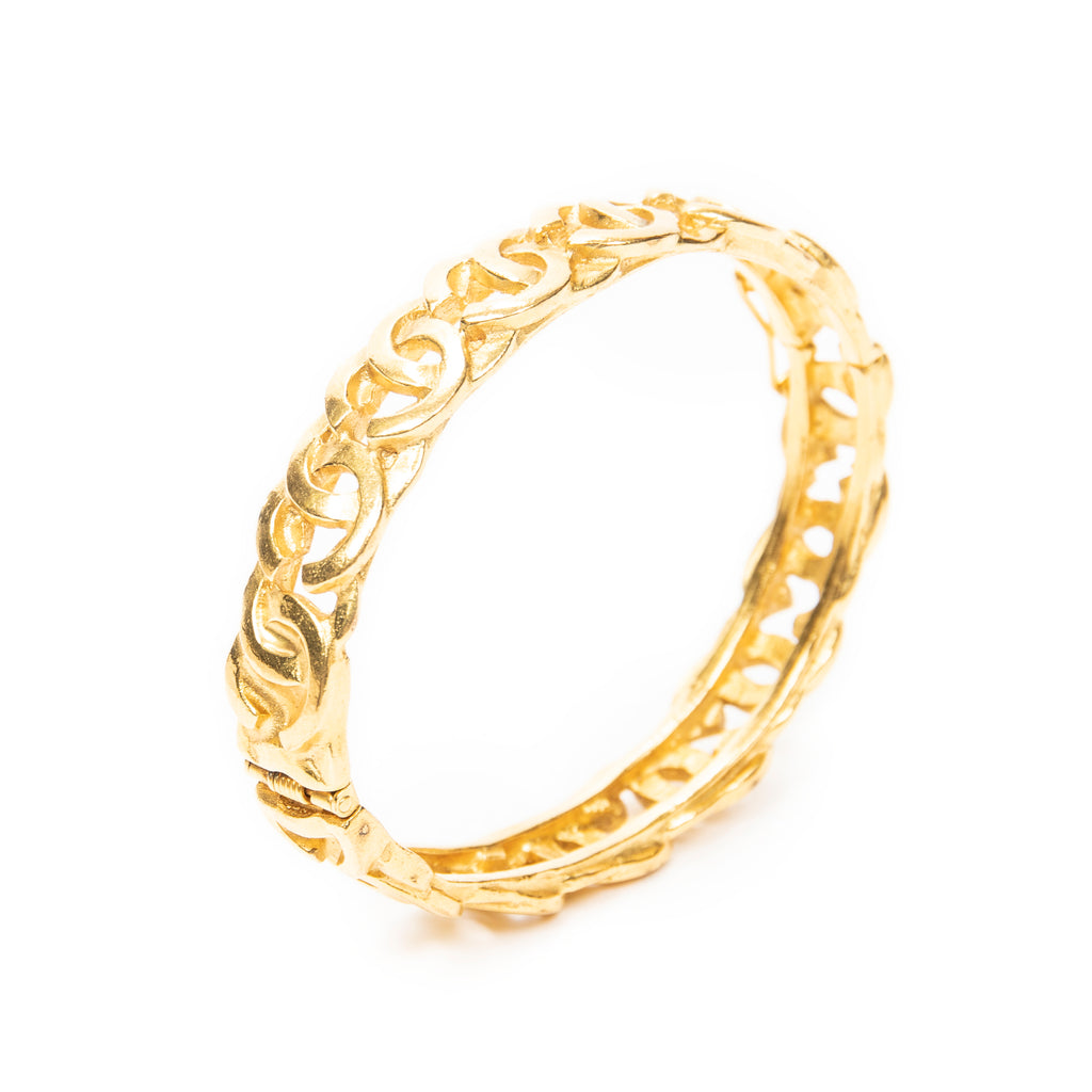 Bracelet CC Bangle Gold Gold Plated