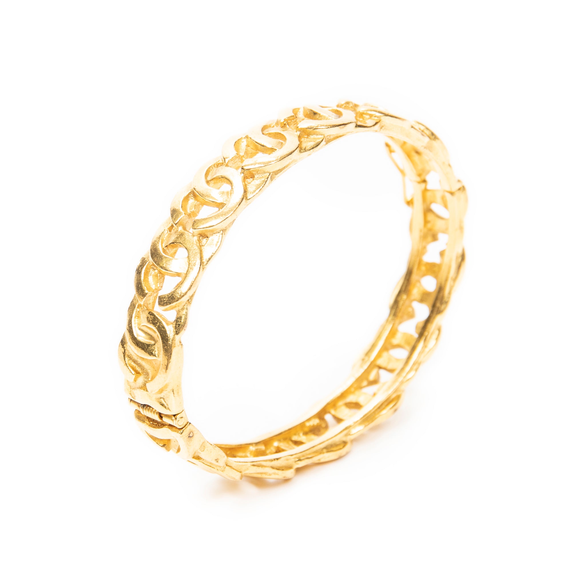 Bracelet CC Bangle Gold Gold Plated