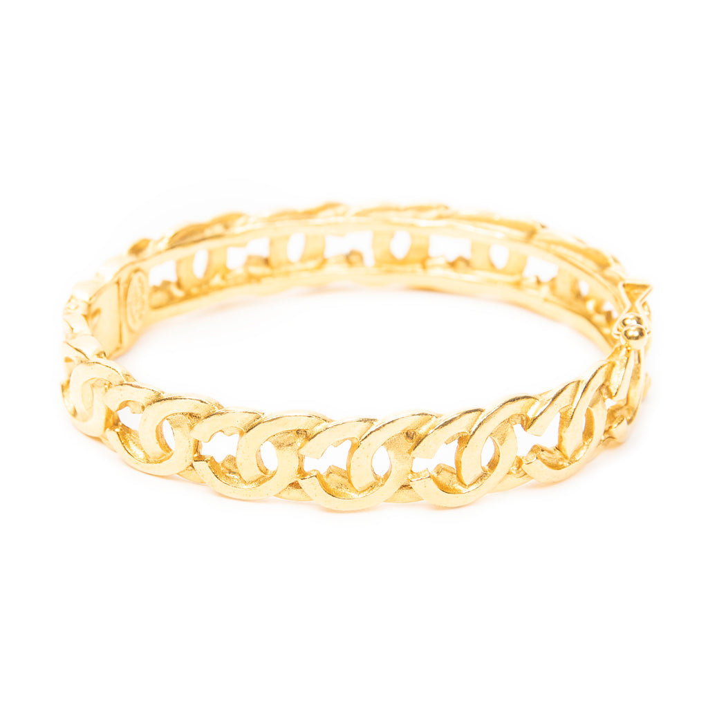 Bracelet CC Bangle Gold Gold Plated
