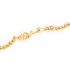 Necklace CC Clover Pendant Necklace Gold Gold Plated