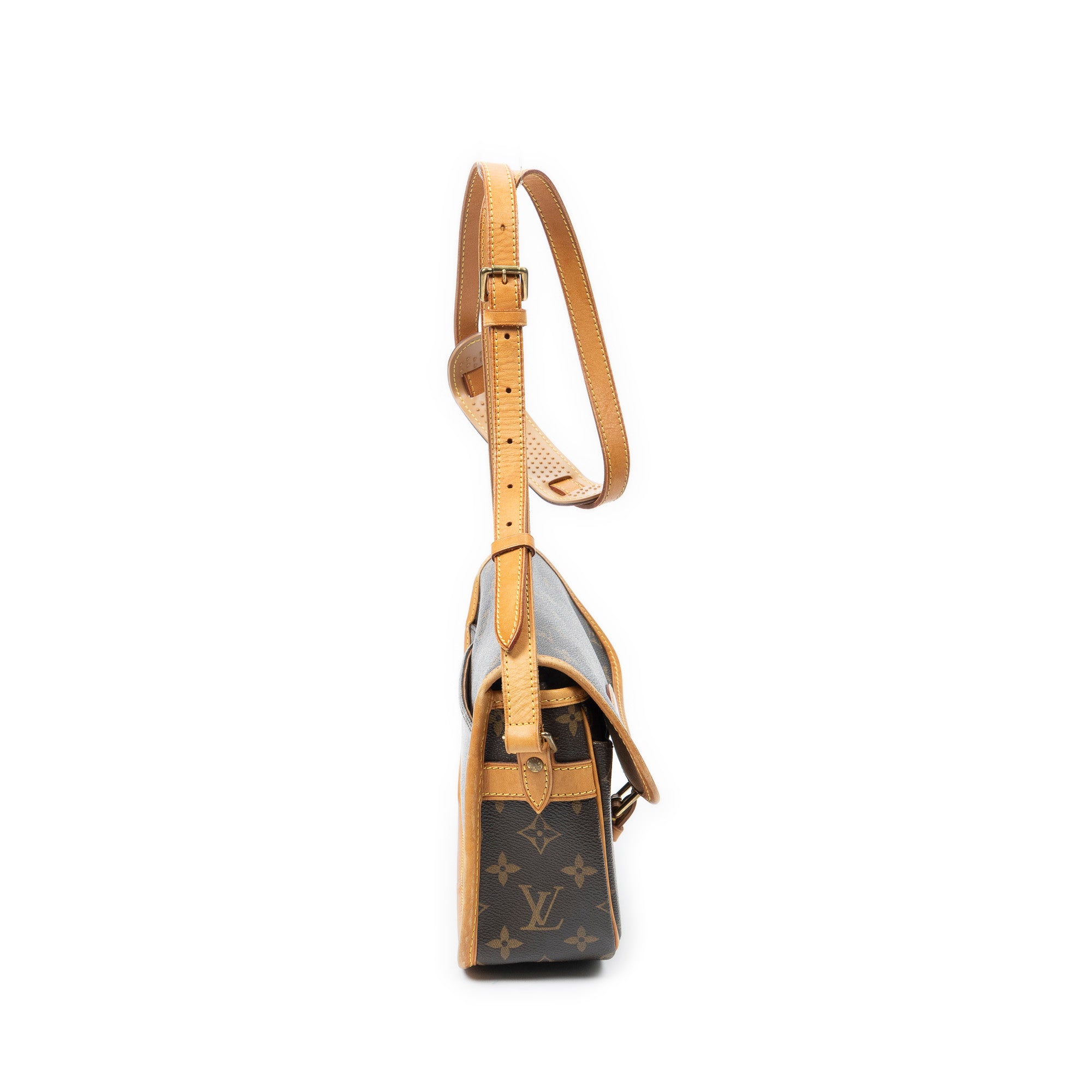 Shoulder Bag Sologne Brown Monogram Canvas