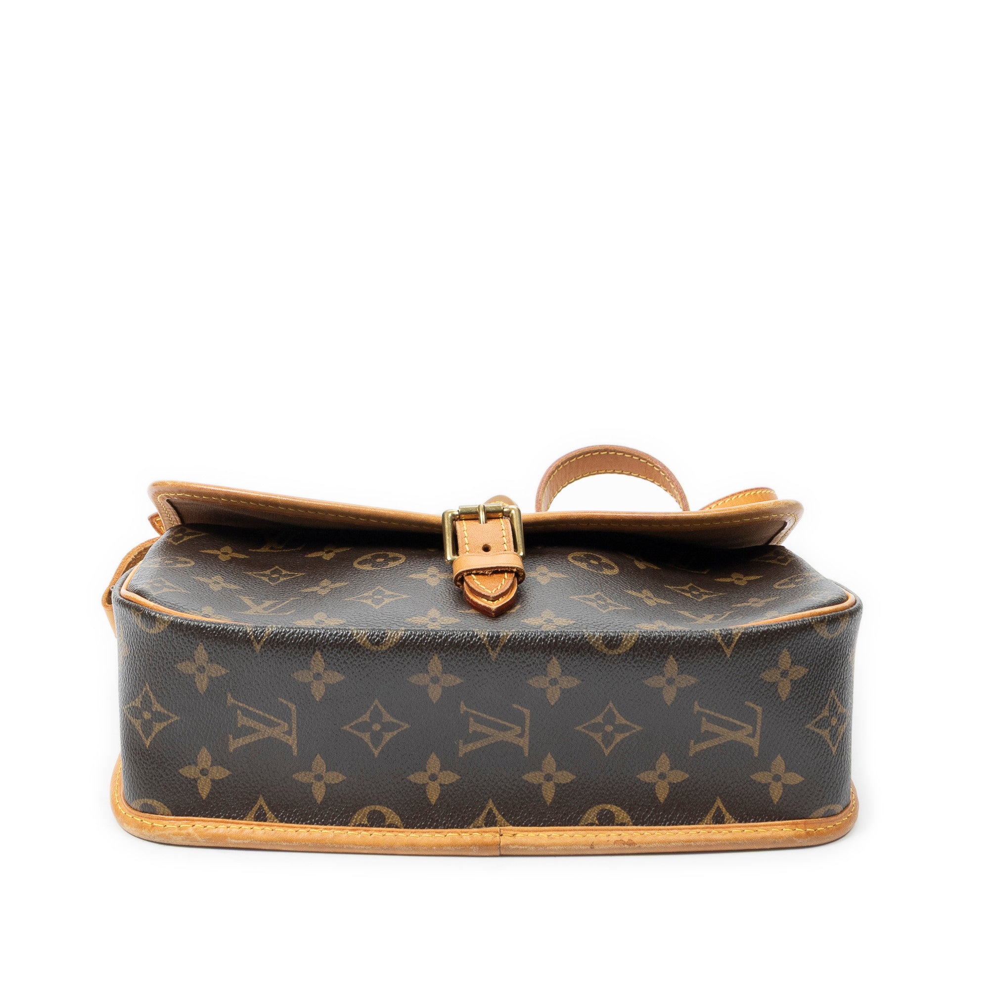 Shoulder Bag Sologne Brown Monogram Canvas