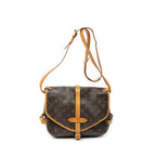 Shoulder Bag Saumur MM Brown Monogram Canvas
