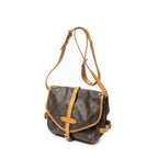 Shoulder Bag Saumur MM Brown Monogram Canvas
