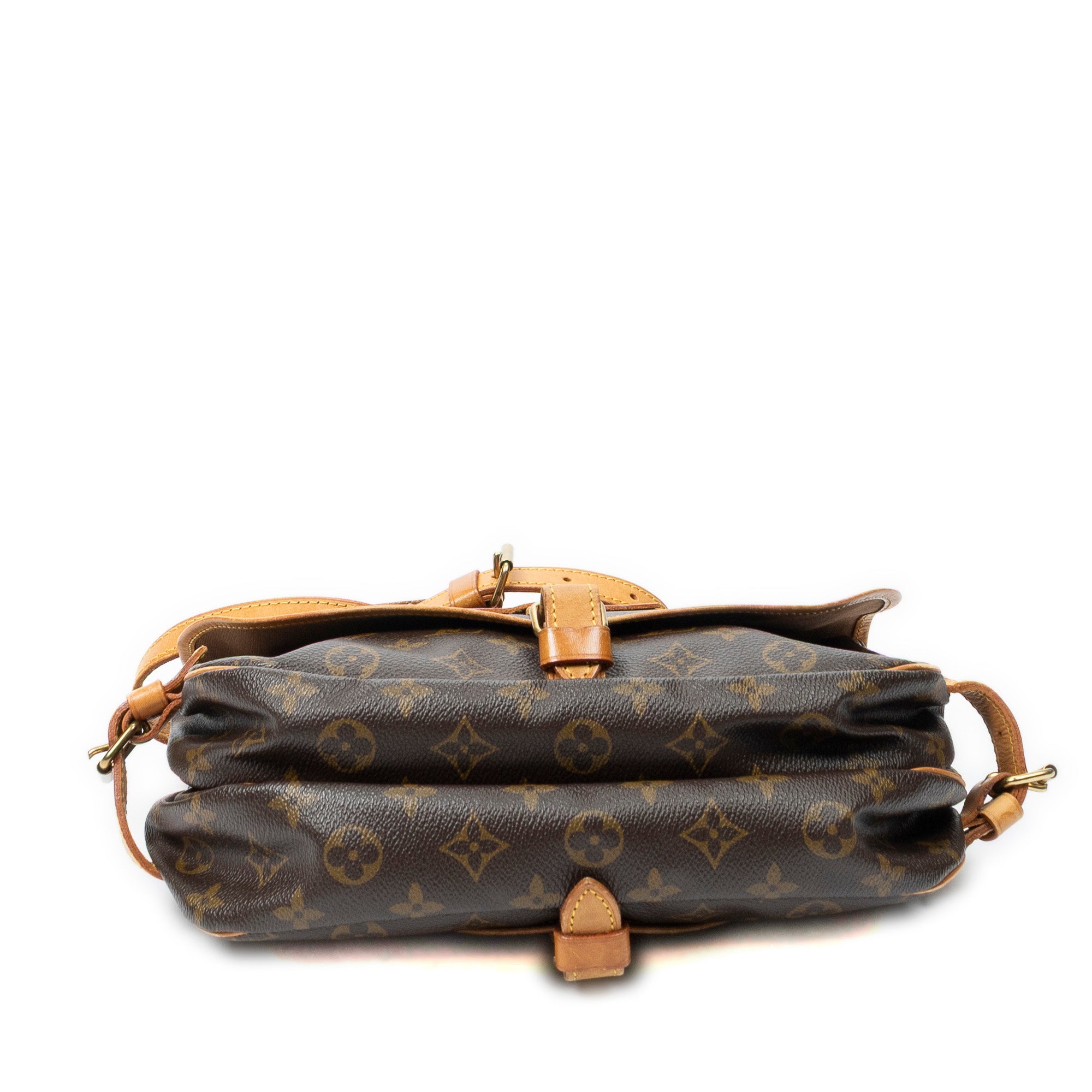 Shoulder Bag Saumur MM Brown Monogram Canvas