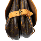 Shoulder Bag Saumur MM Brown Monogram Canvas