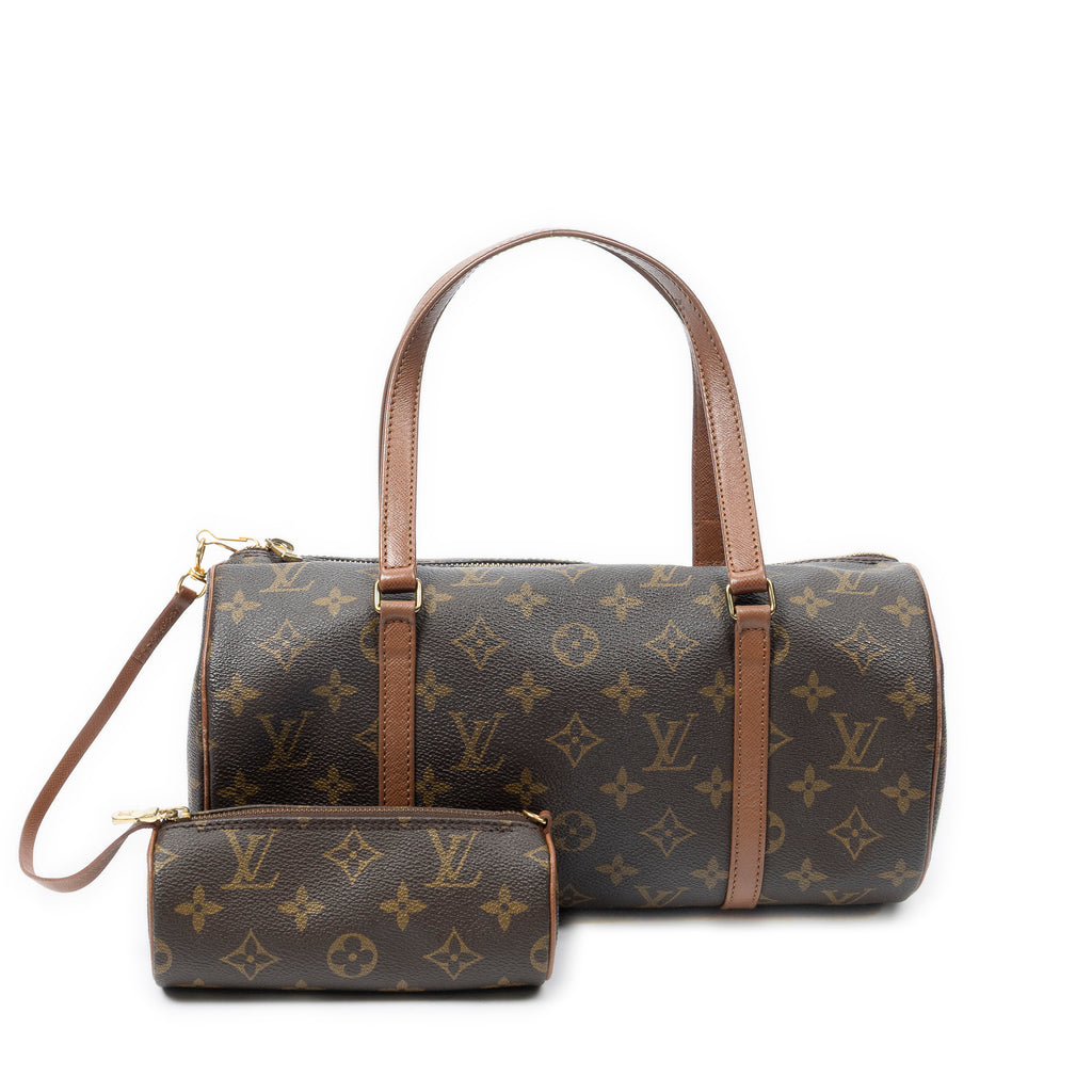 Shoulder Bag Papillon 30 Brown Monogram Canvas