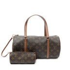 Shoulder Bag Papillon 30 Brown Monogram Canvas