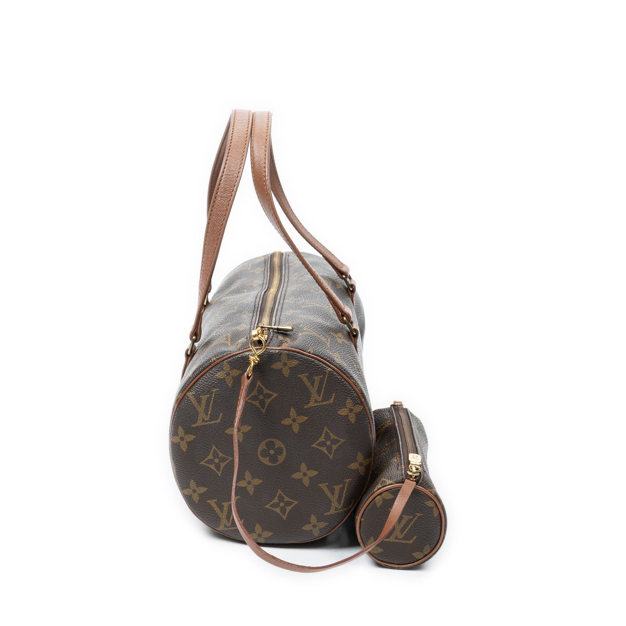 Shoulder Bag Papillon 30 Brown Monogram Canvas