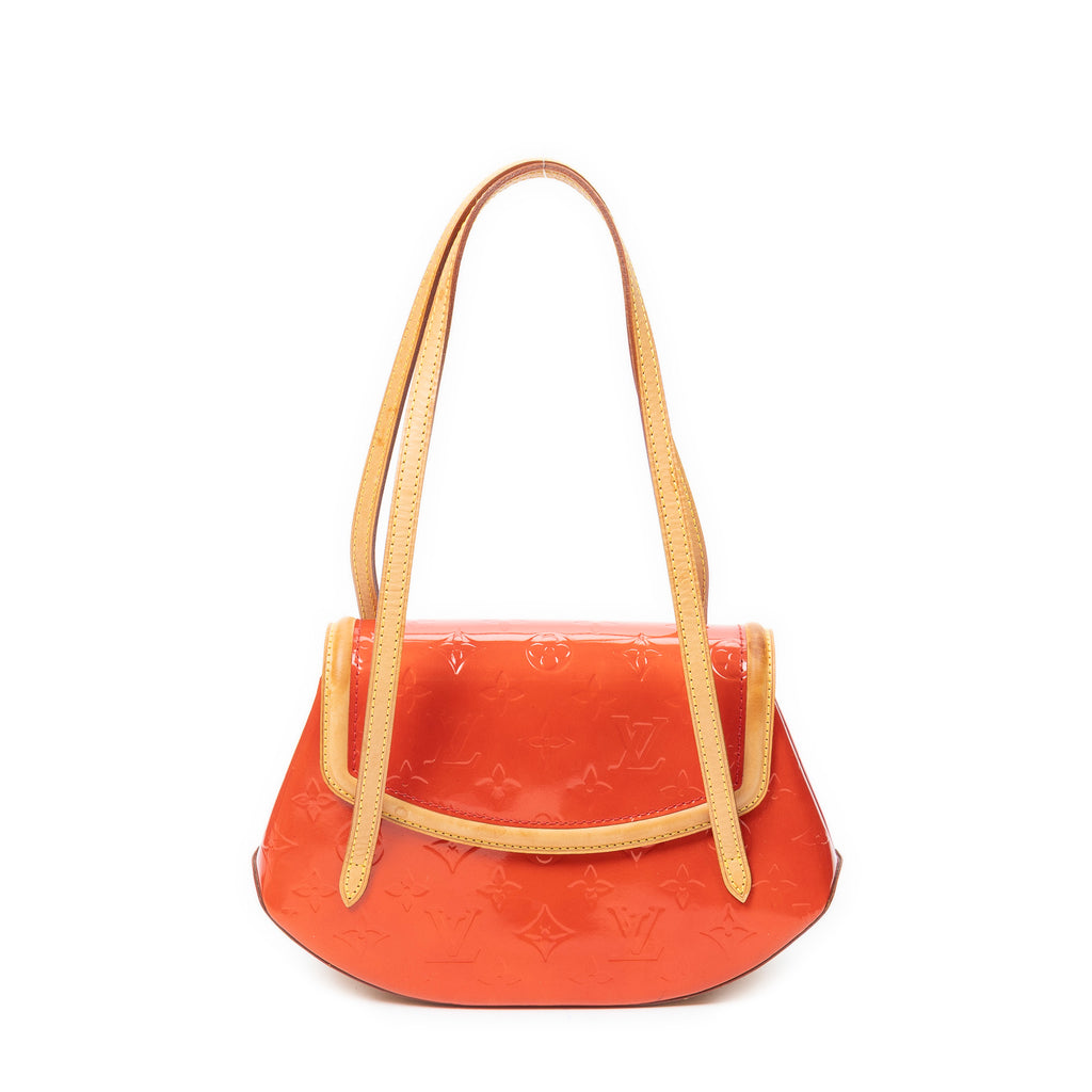 Shoulder Bag Biscayne Bay PM Red Monogram Vernis