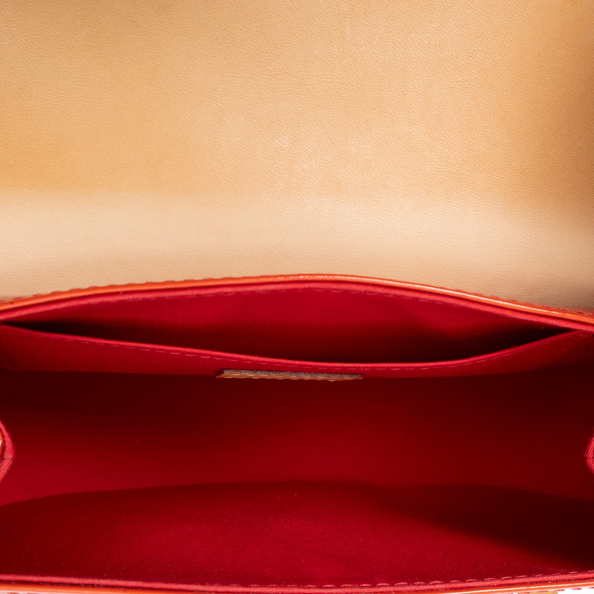 Shoulder Bag Biscayne Bay PM Red Monogram Vernis