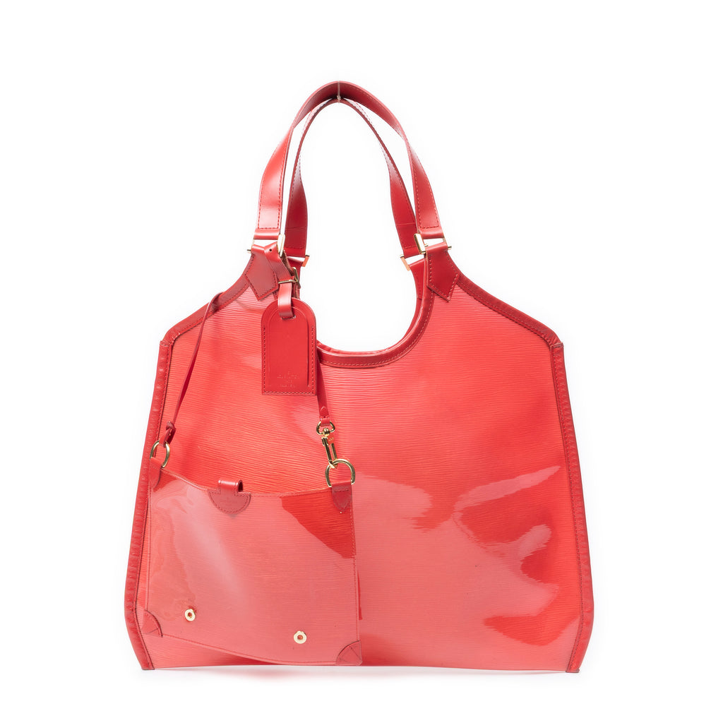 Shoulder Bag Lagoon GM Red Epi Plage