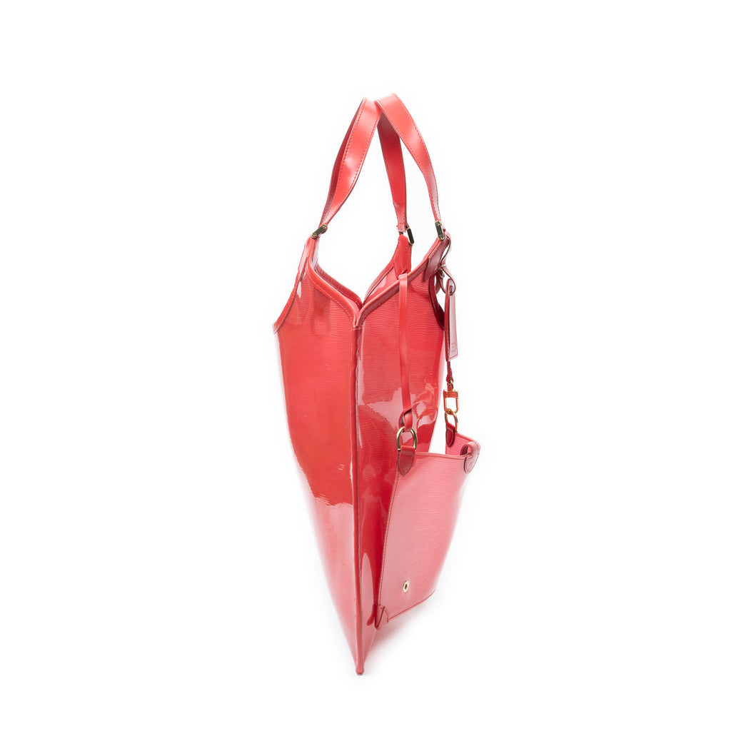 Shoulder Bag Lagoon GM Red Epi Plage