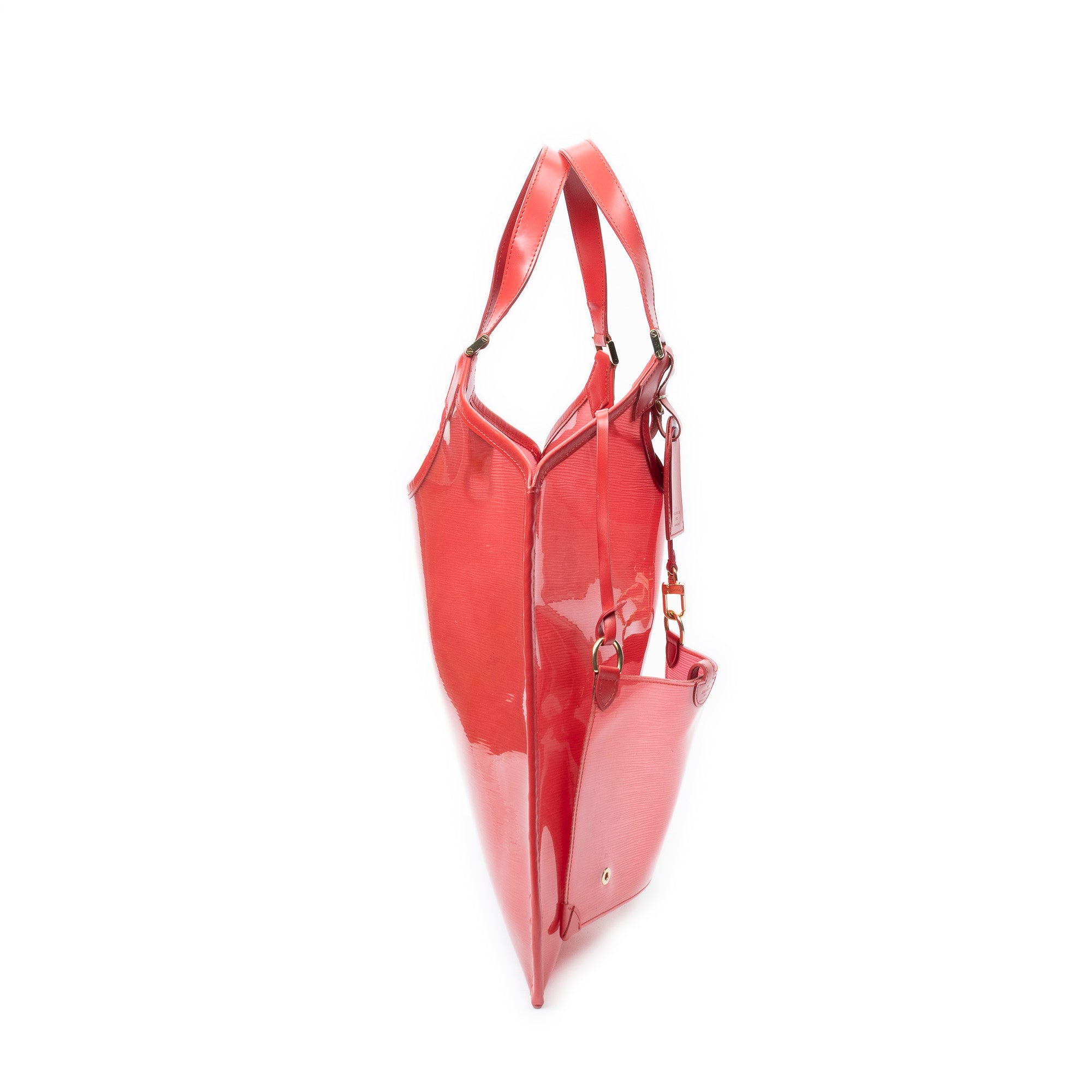 Shoulder Bag Lagoon GM Red Epi Plage