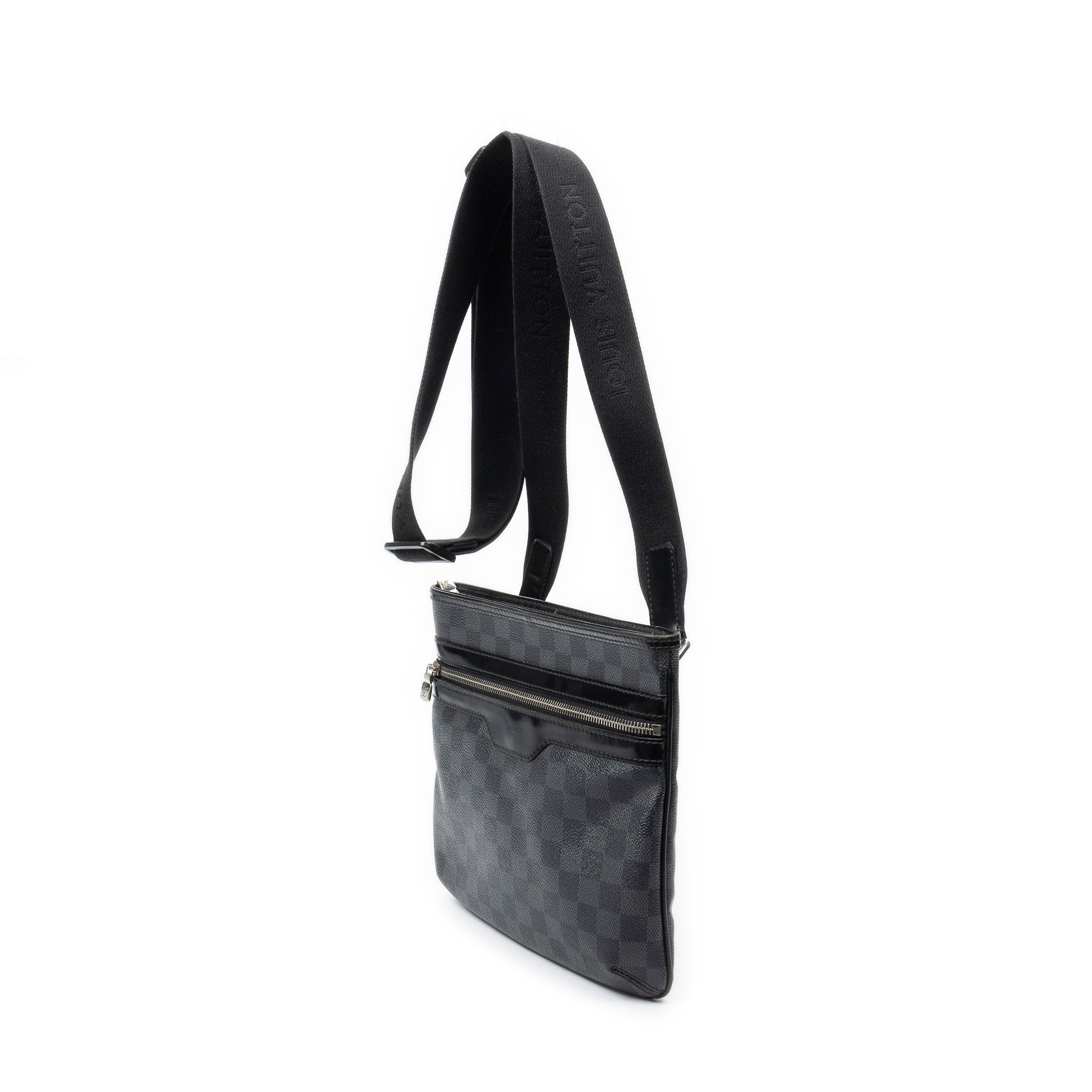 Shoulder Bag Thomas Black Damier Graphite