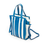 Shoulder Bag XS Bazar Shopper Blue Distressed Calfskin Leather