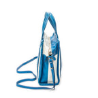 Shoulder Bag XS Bazar Shopper Blue Distressed Calfskin Leather