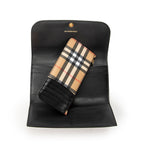 Wallet Continental Flap Wallet Brown Nova Check Coated Canvas