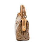 Handbag Vintage Carriage Bowler Beige C Carriage Coated Canvas